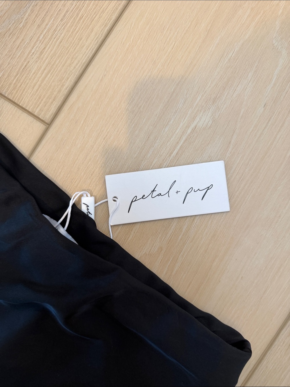 Petal & Pup Black Nellie Satin Midi Skirt - Picture 4 of 6